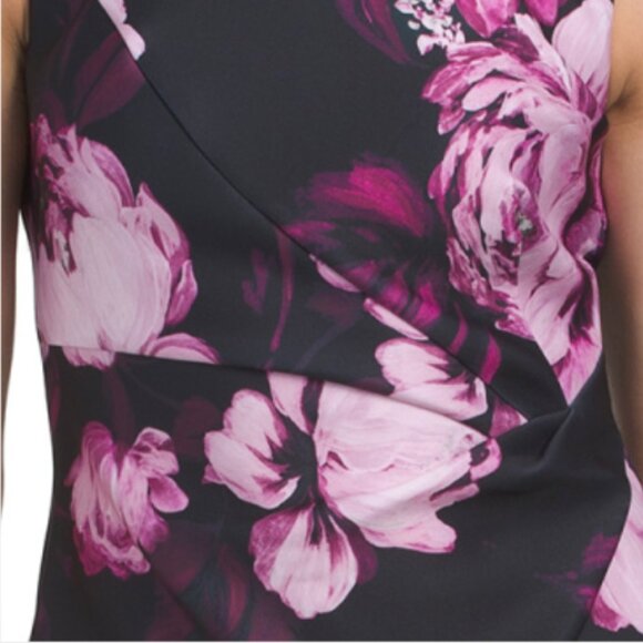 CALVIN KLEIN Floral Sheath Dress - Picture 2 of 4